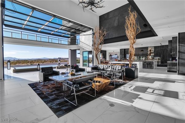 Interior, Kitchen, Living room, Marble, Recessed Lighting