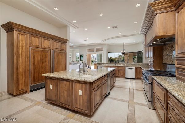 Interior, Kitchen, Recessed Lighting, Stainless Steel Appliances