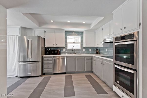 Interior, Kitchen, Recessed Lighting, Stainless Steel Appliances