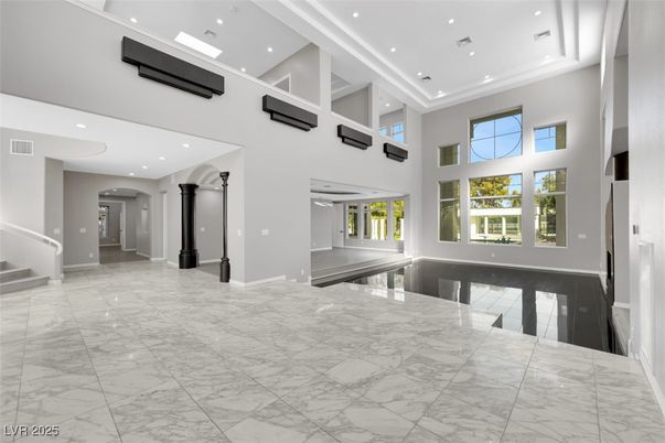 Interior, Marble, Recessed Lighting