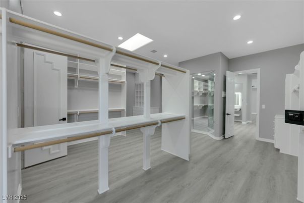 Interior, Recessed Lighting, Walk-in Closets, Wood Texture Flooring