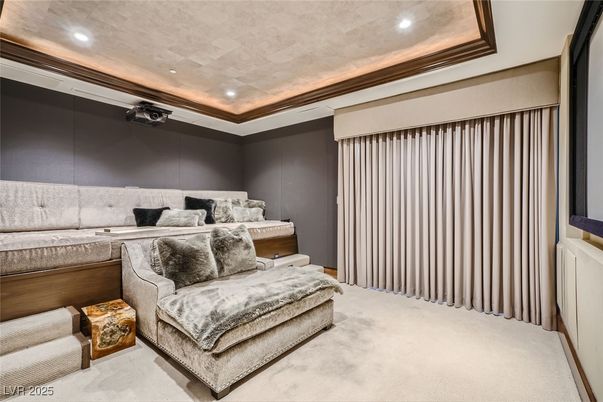 Interior, Projection Screen, Recessed Lighting, Theatre Room