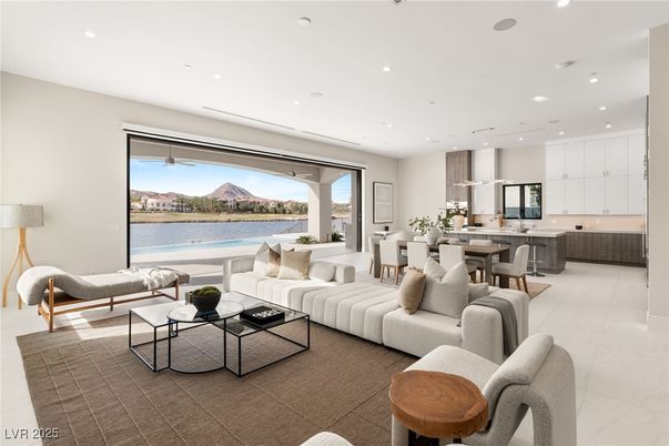 Dining room, Interior, Kitchen, Living room, Pendant Lights, Recessed Lighting, Water