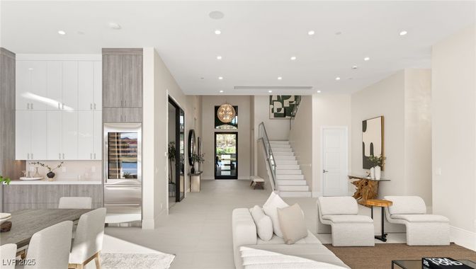 Interior, Kitchen, Living room, Recessed Lighting