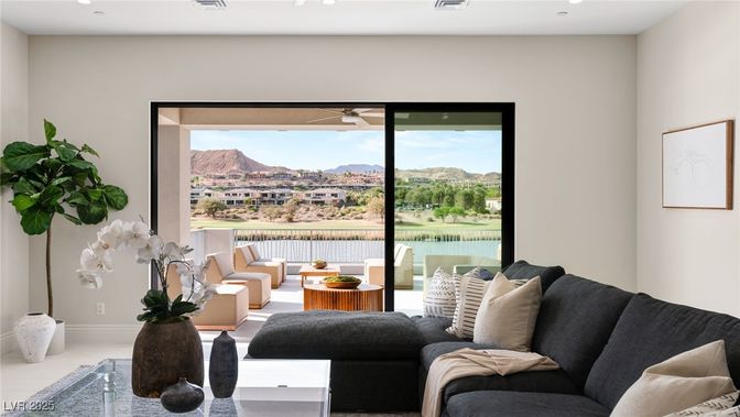 Interior, Living room, Recessed Lighting