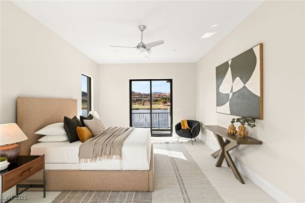 Bedroom, Interior, Recessed Lighting