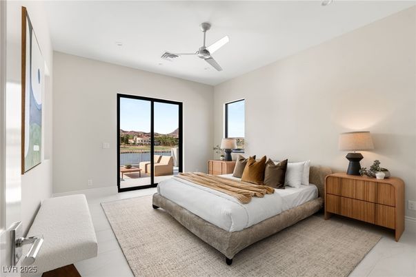 Bedroom, Interior, Recessed Lighting