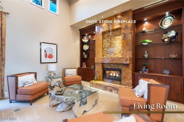 Fireplace, Interior, Living room, Recessed Lighting