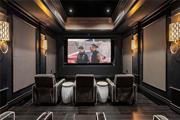 Home Theatre Room, Interior, Projection Screen, Recessed Lighting, Theatre Room