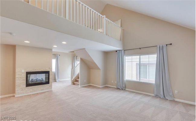 Empty room, Fireplace, Interior, Recessed Lighting