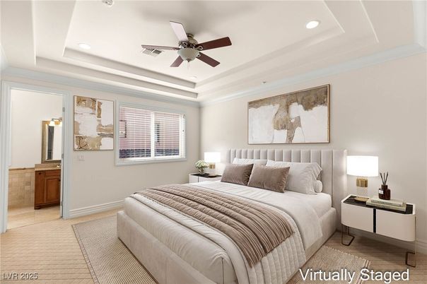 Bedroom, Interior, Recessed Lighting