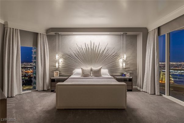 Bedroom, Interior, Pendant Lights