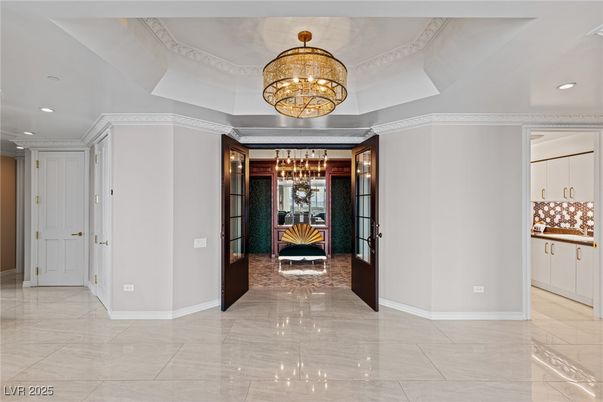 Chandelier, Interior, Recessed Lighting