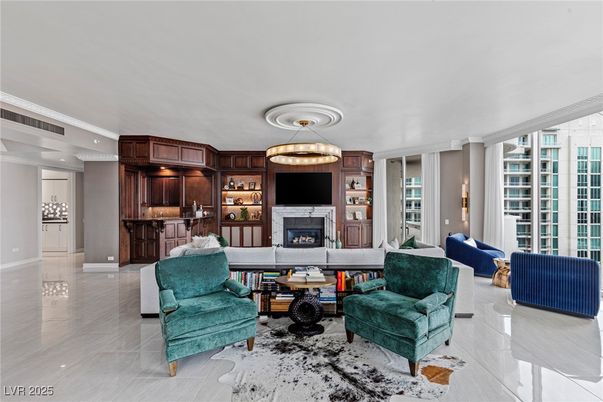 Fireplace, Interior, Kitchen, Living room, Pendant Lights, Recessed Lighting