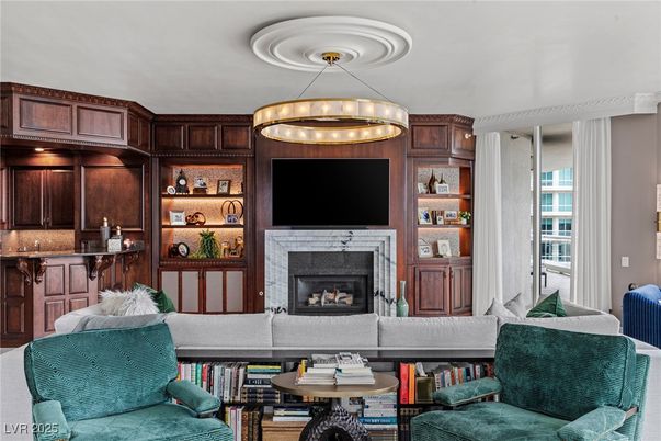 Fireplace, Interior, Living room, Pendant Lights