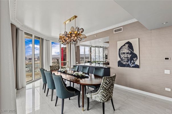 Chandelier, Dining room, Interior, Recessed Lighting