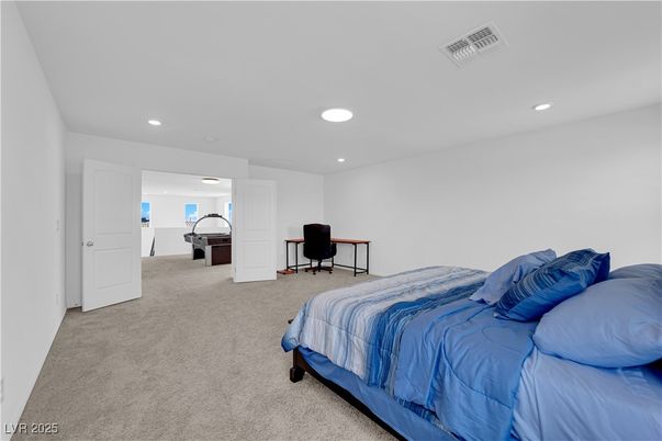 Bedroom, Home Office, Interior, Recessed Lighting