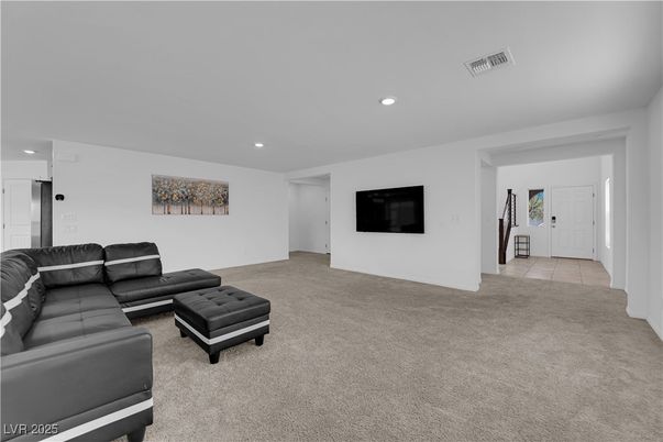 Interior, Living room, Recessed Lighting