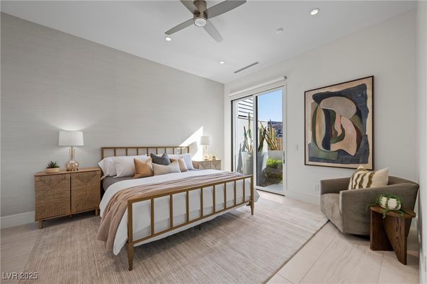 Bedroom, Interior, Recessed Lighting