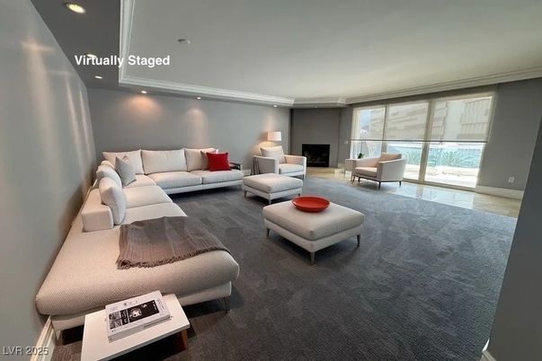 Interior, Living room, Recessed Lighting