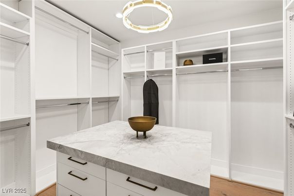 Interior, Pendant Lights, Recessed Lighting, Walk-in Closets, Wood Texture Flooring