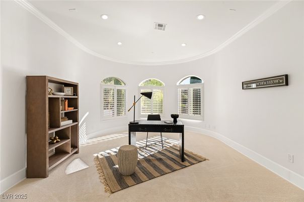 Home Office, Interior, Recessed Lighting