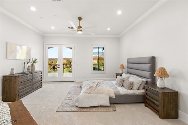 Bedroom, Interior, Recessed Lighting