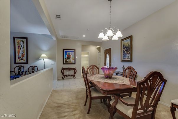 Dining room, Interior, Pendant Lights, Recessed Lighting