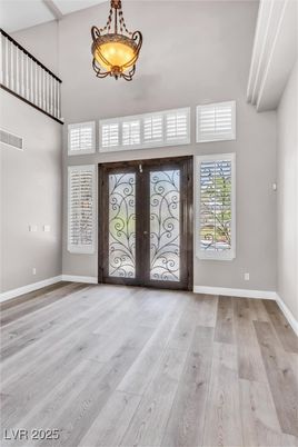 Empty room, Interior, Wood Texture Flooring