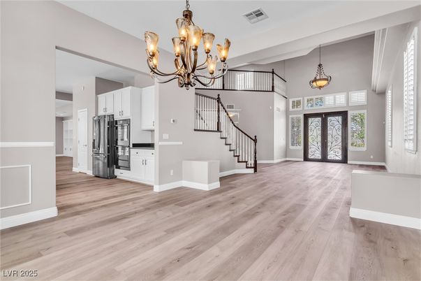 Chandelier, Interior, Pendant Lights, Wood Texture Flooring