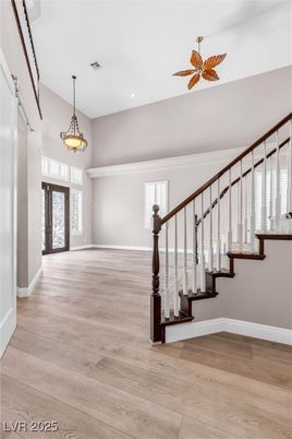 Interior, Pendant Lights, Recessed Lighting, Wood Texture Flooring