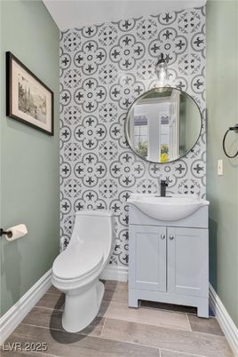 Bathroom, Interior, Wood Texture Flooring