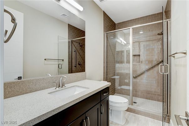 Bathroom, Glass Shower, Interior