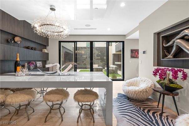 Chandelier, Interior, Recessed Lighting, Wood Texture Flooring