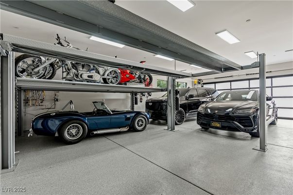 Garage, Interior, Recessed Lighting