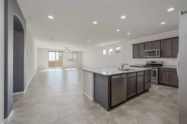 Interior, Kitchen, Recessed Lighting, Stainless Steel Appliances