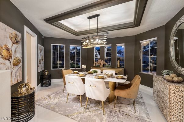 Dining room, Interior, Pendant Lights