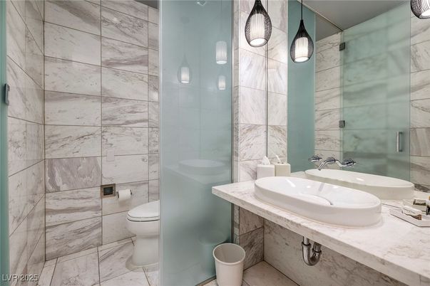 Bathroom, Interior, Marble Walls