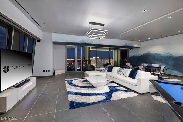 Billiard Table, Game Room, Interior, Living room, Recessed Lighting
