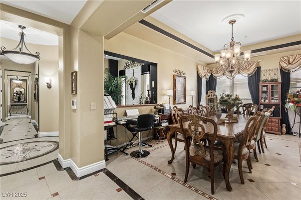 Chandelier, Dining room, Interior