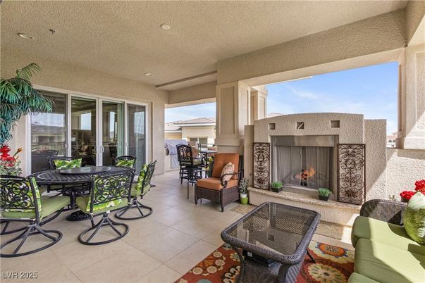 Dining room, Fireplace, Interior, Living room, Recessed Lighting