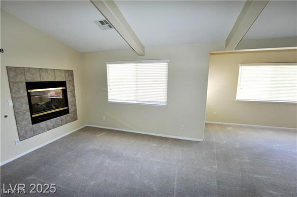 Empty room, Fireplace, Interior