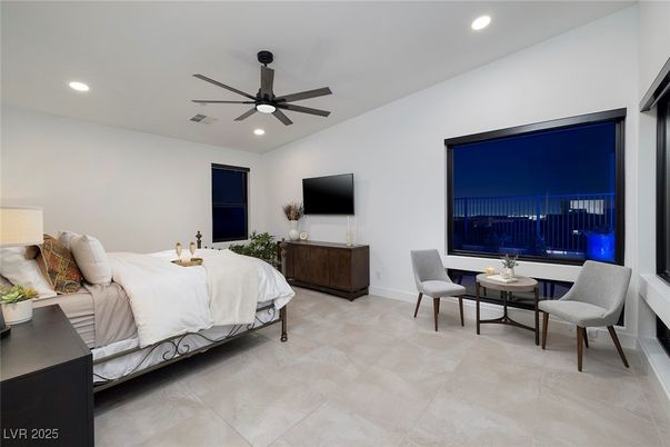 Bedroom, Interior, Recessed Lighting