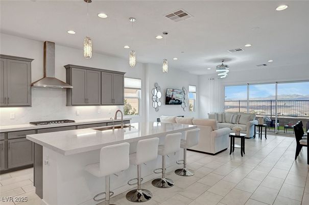 Interior, Kitchen, Living room, Pendant Lights, Recessed Lighting
