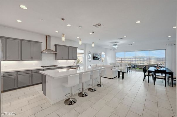 Dining room, Interior, Kitchen, Living room, Pendant Lights, Recessed Lighting