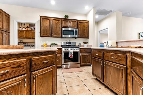 Interior, Kitchen, Recessed Lighting, Stainless Steel Appliances