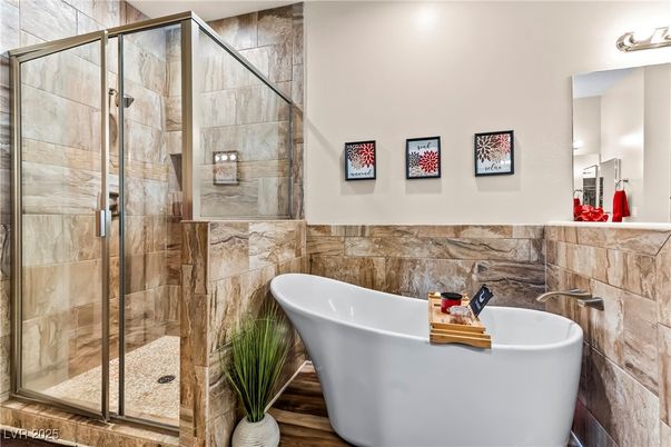 Bathroom, Free Standing Baths, Glass Shower, Interior