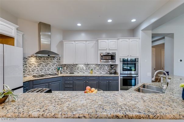 Interior, Kitchen, Recessed Lighting, Stainless Steel Appliances