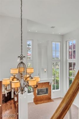 Chandelier, Fireplace, Interior, Recessed Lighting