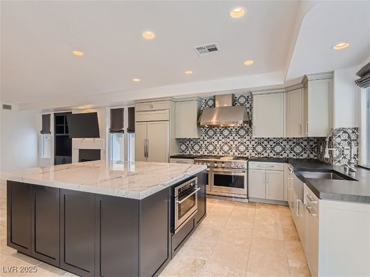 Interior, Kitchen, Recessed Lighting, Stainless Steel Appliances